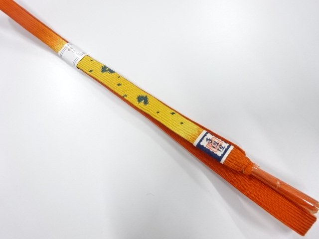 JAPANESE KIMONO / UNUSED KOREI HAND-TIED OBIJIME